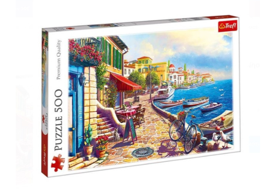Puzzle Trefl - Sunny embankment, 500 piese  - Activitati pentru copii (5+)