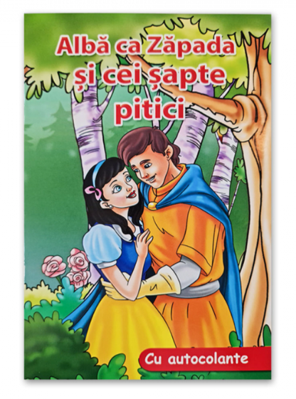 Alba ca Zapada si Cei Sapte Pitici, cu autocolante - Povestiri pentru copii (3-7 ani) Alba ca Zapada si Cei Sapte Pitici, cu autocolante - Povestiri pentru copii (3-7 ani)