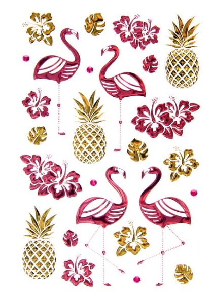 Autocolante, model flamingo- 26 buc Autocolante, model flamingo- 26 buc