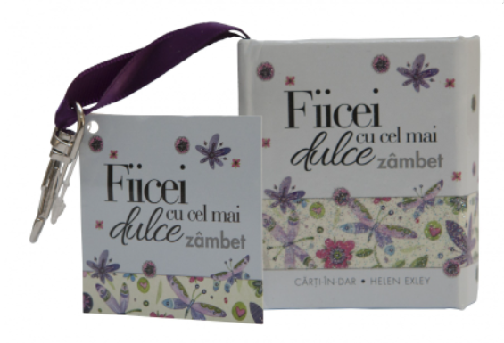 Carte breloc. Fiicei cu cel mai dulce zambet Carte breloc. Fiicei cu cel mai dulce zambet