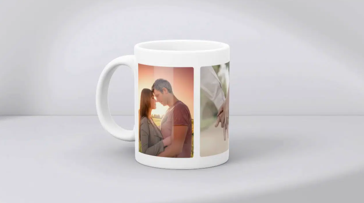 Cană personalizată cu 3 poze Cană personalizată cu 3 poze