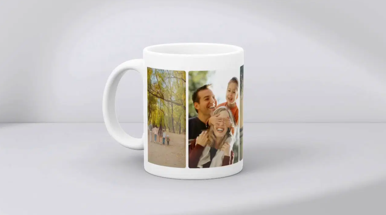 Cană personalizată cu 4 poze Cană personalizată cu 4 poze