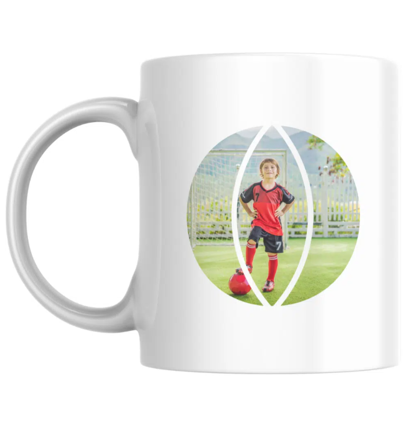 Cană personalizată cu nume și poză – Fotbalist Cană personalizată cu nume și poză – Fotbalist