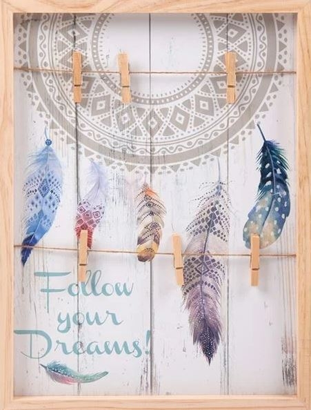 Rama foto din lemn, crem - Follow your Dreams - 6 poze (30x40cm) Rama foto din lemn, crem - Follow your Dreams - 6 poze (30x40cm)