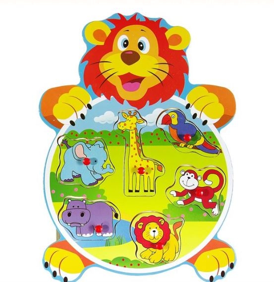 Puzzle din lemn - Animale din padure - Activitati pentru copii (3+) Puzzle din lemn - Animale din padure - Activitati pentru copii (3+)