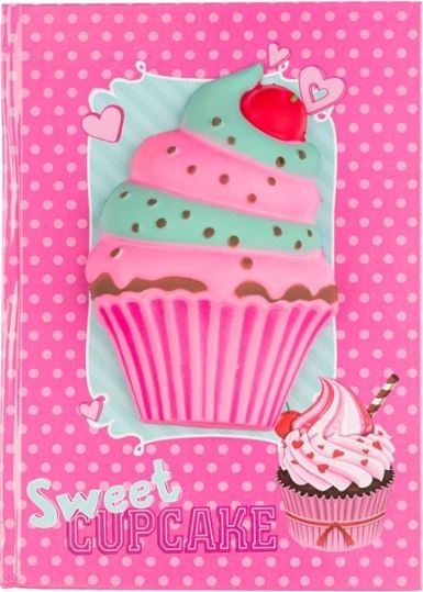 Carnet A5, roz - Sweet CUPCAKE Carnet A5, roz - Sweet CUPCAKE