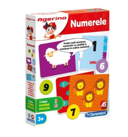 Numerele - Joc Clementoni Agerino (3+) Numerele - Joc Clementoni Agerino (3+)