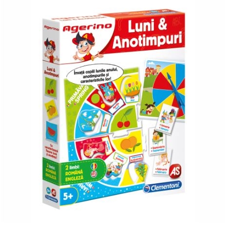 Luni si Anotimpuri - Joc Clementoni Agerino (5+) Luni si Anotimpuri - Joc Clementoni Agerino (5+)