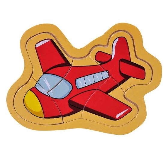 Puzzle din lemn - Avion - Activitati pentru copii (3+) Puzzle din lemn - Avion - Activitati pentru copii (3+)