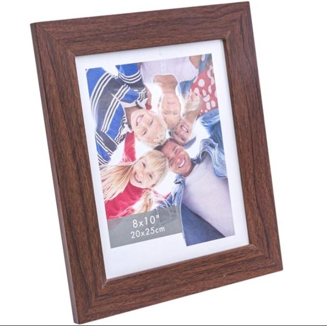 Rama foto din lemn, maro - 1 poza de 20x25cm Rama foto din lemn, maro - 1 poza de 20x25cm