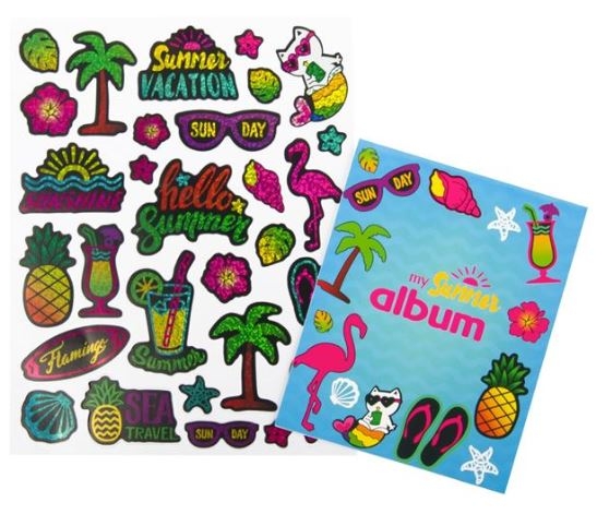 Autocolante + Album - Tropical, 29 buc. (3+) Autocolante + Album - Tropical, 29 buc. (3+)