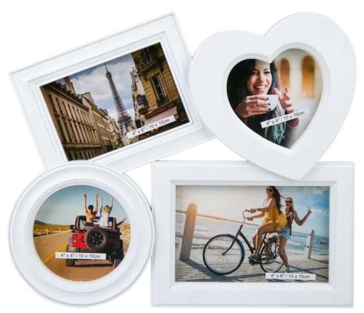 Rama foto alba - 4 poze (30x27cm) Rama foto alba - 4 poze (30x27cm)