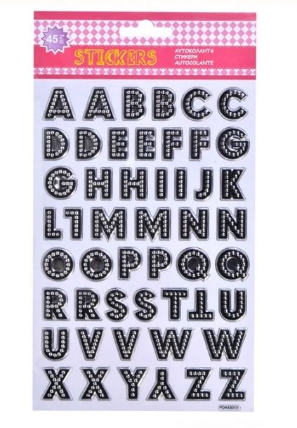 Autocolante - Alfabet, 50 buc. (3+) Autocolante - Alfabet, 50 buc. (3+)
