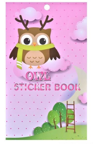 Carte cu stickere - Bufnite, 6 File (3+) Carte cu stickere - Bufnite, 6 File (3+)