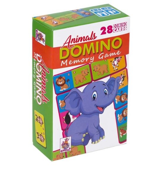 DOMINO cu animale - Joc pentru copii (4+)