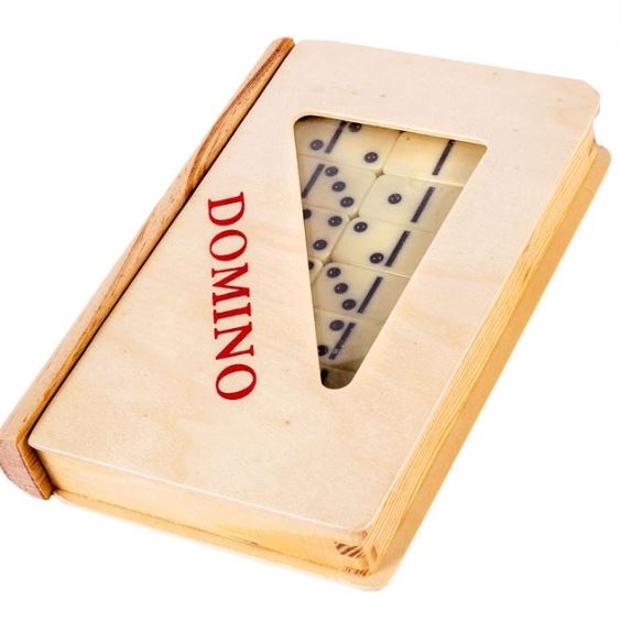 DOMINO din lemn - Joc pentru copii (6+) DOMINO din lemn - Joc pentru copii (6+)