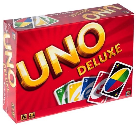 Carti de joc UNO deluxe - Joc pentru copii (7+) Carti de joc UNO deluxe - Joc pentru copii (7+)