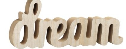 Litere decorative - dream, crem Litere decorative - dream, crem