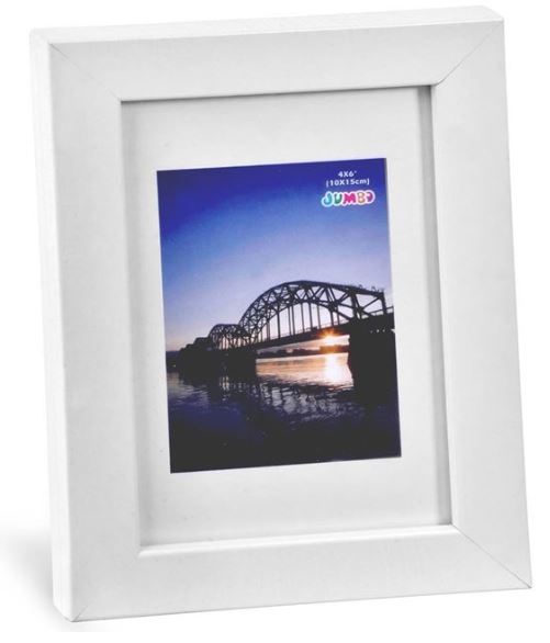 Rama foto alba - 1 poza de 10x15cm, Model  2 Rama foto alba - 1 poza de 10x15cm, Model  2