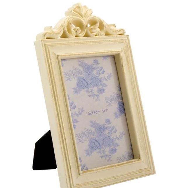 Rama foto crem - 1 poza de 13x18cm Rama foto crem - 1 poza de 13x18cm