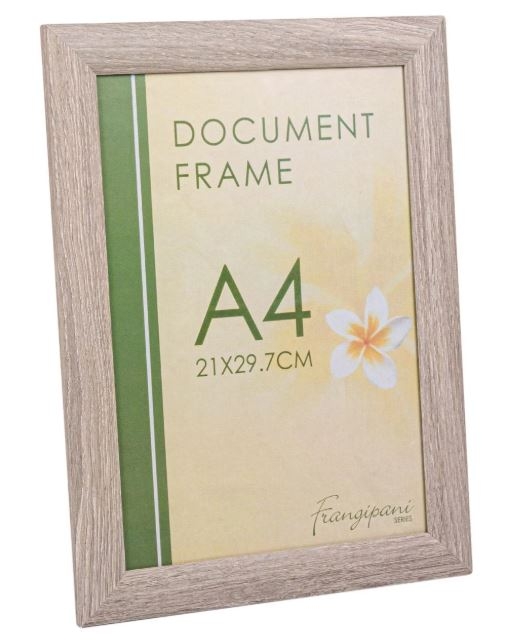 Rama foto din lemn, gri - 1 poza de 21x29.7cm Rama foto din lemn, gri - 1 poza de 21x29.7cm