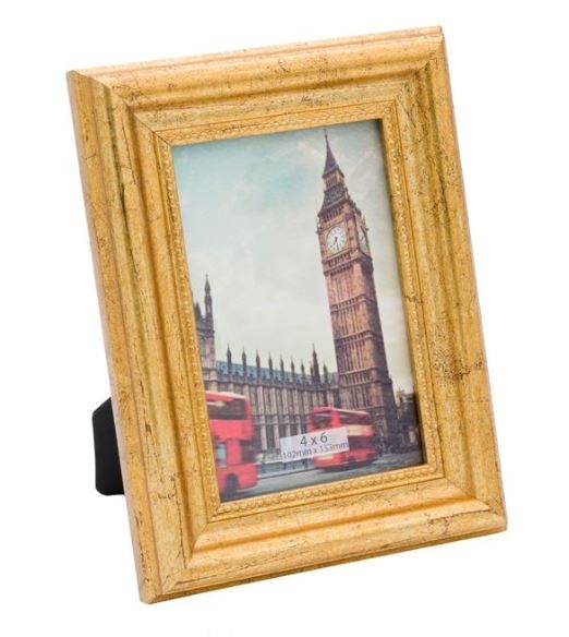 Rama foto aurie- 1 poza de 10,2x15,3cm Rama foto aurie- 1 poza de 10,2x15,3cm
