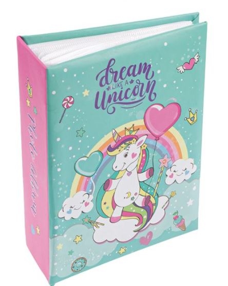 Album foto, verde-roz - Dream like a Uncicorn (10x17cm) Album foto, verde-roz - Dream like a Uncicorn (10x17cm)