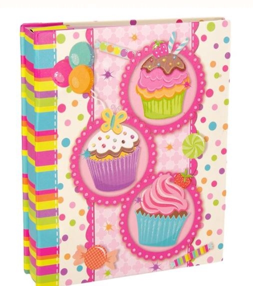 Album foto, roz, cup cakes (10x15cm) Album foto, roz, cup cakes (10x15cm)