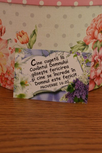 Carduri cu versete - Cine cugeta la Cuvantul Domnului