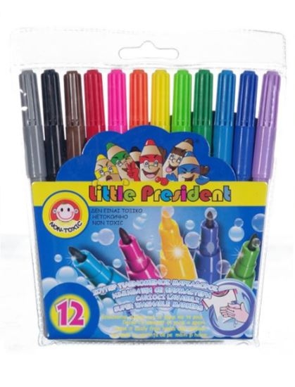 Carioci lavabile cu varf subtire, 12 buc. (Rechizite pentru scoala) Carioci lavabile cu varf subtire, 12 buc. (Rechizite pentru scoala)