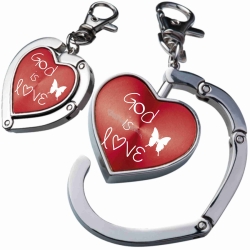 Breloc metalic cu mesaj crestin - God is Love Breloc metalic cu mesaj crestin - God is Love