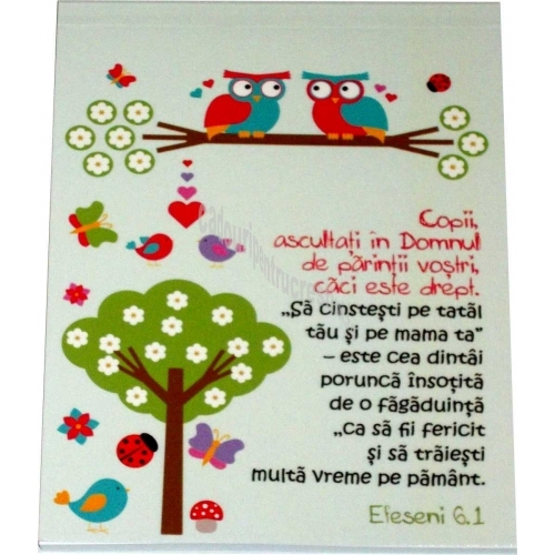 Carnetel A6 - Copii ascultați în Domnul! Carnetel A6 - Copii ascultați în Domnul!
