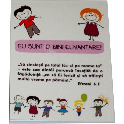 Carnetel A6 - Eu sunt o binecuvantare! Carnetel A6 - Eu sunt o binecuvantare!