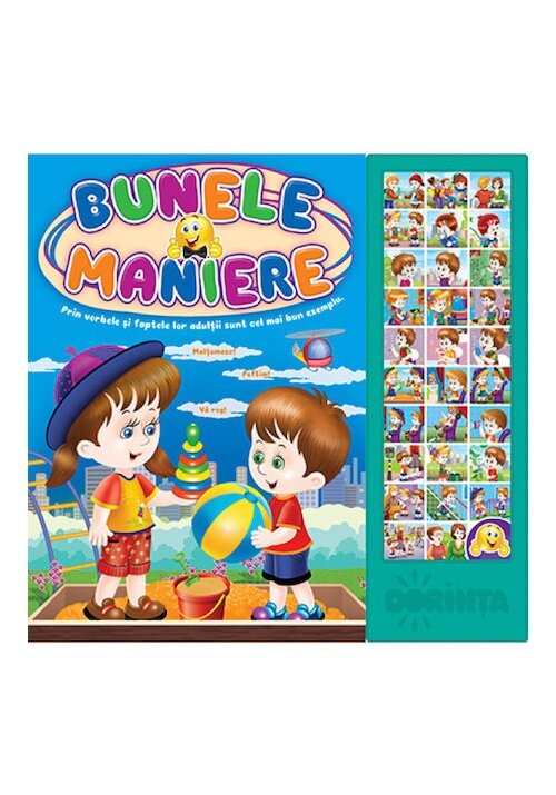 Carte cu sunete. Bunele maniere - Carte educativă pentru copii Carte cu sunete. Bunele maniere - Carte educativă pentru copii