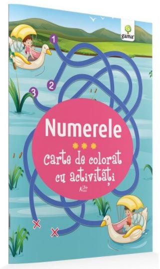 Numerele - Carte de colorat cu activitati (3-5 ani) Numerele - Carte de colorat cu activitati (3-5 ani)