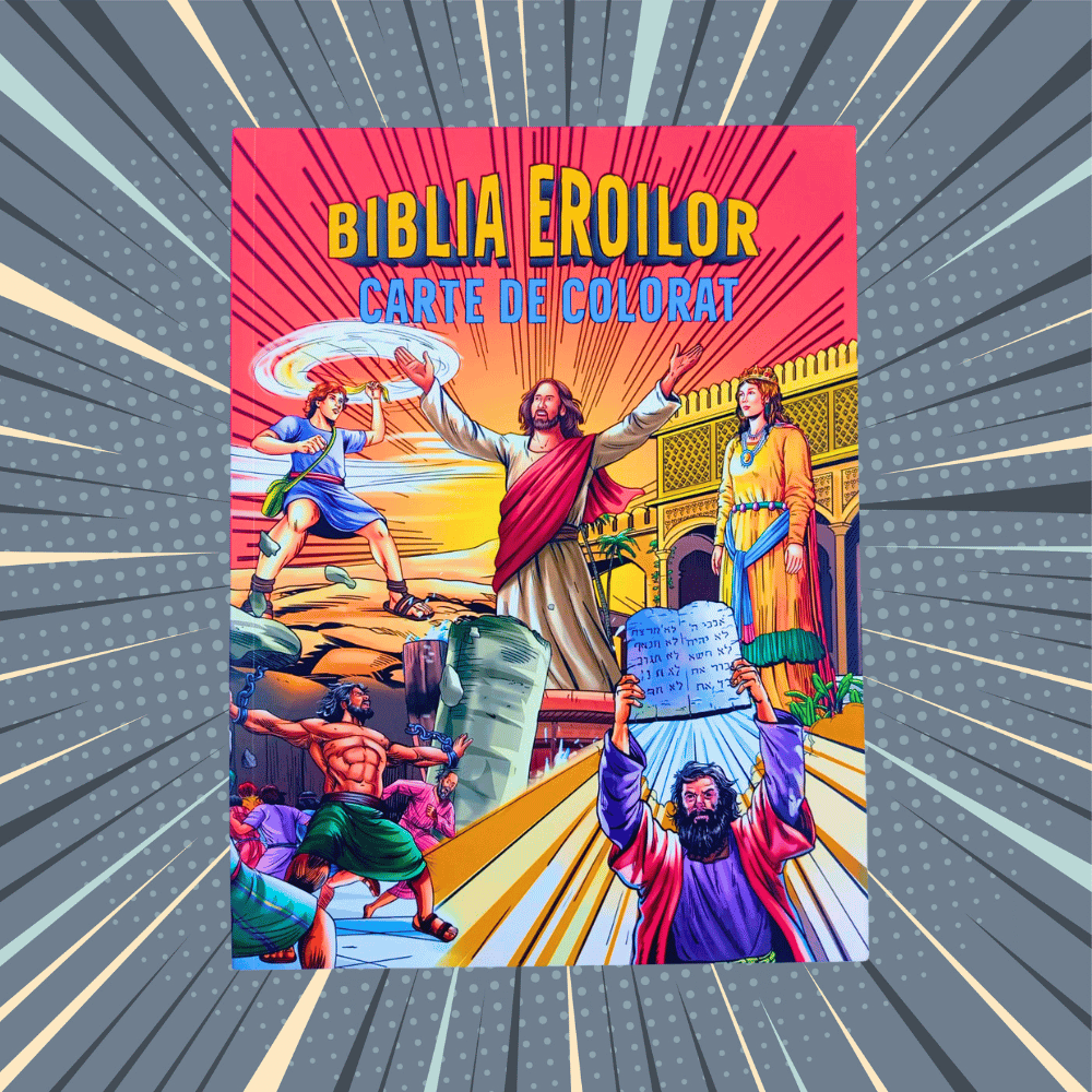 Biblia de colorat - Biblia Eroilor