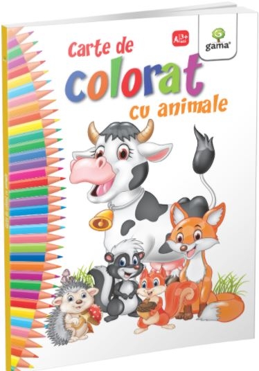 Carte de colorat cu animale - Carte de colorat cu activitati (3-6 ani) Carte de colorat cu animale - Carte de colorat cu activitati (3-6 ani)