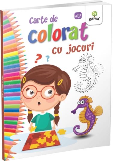 Carte de colorat cu jocuri - Carte de colorat cu activitati (3-6 ani) Carte de colorat cu jocuri - Carte de colorat cu activitati (3-6 ani)