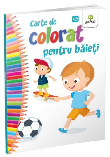 Carte de colorat pentru baieti - Carte de colorat cu activitati (3-6 ani) Carte de colorat pentru baieti - Carte de colorat cu activitati (3-6 ani)