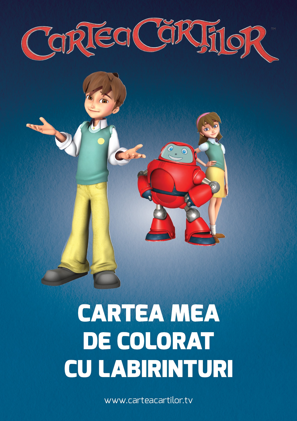 Cartea Cărților - Cartea mea de colorat cu labirinturi Cartea Cărților - Cartea mea de colorat cu labirinturi