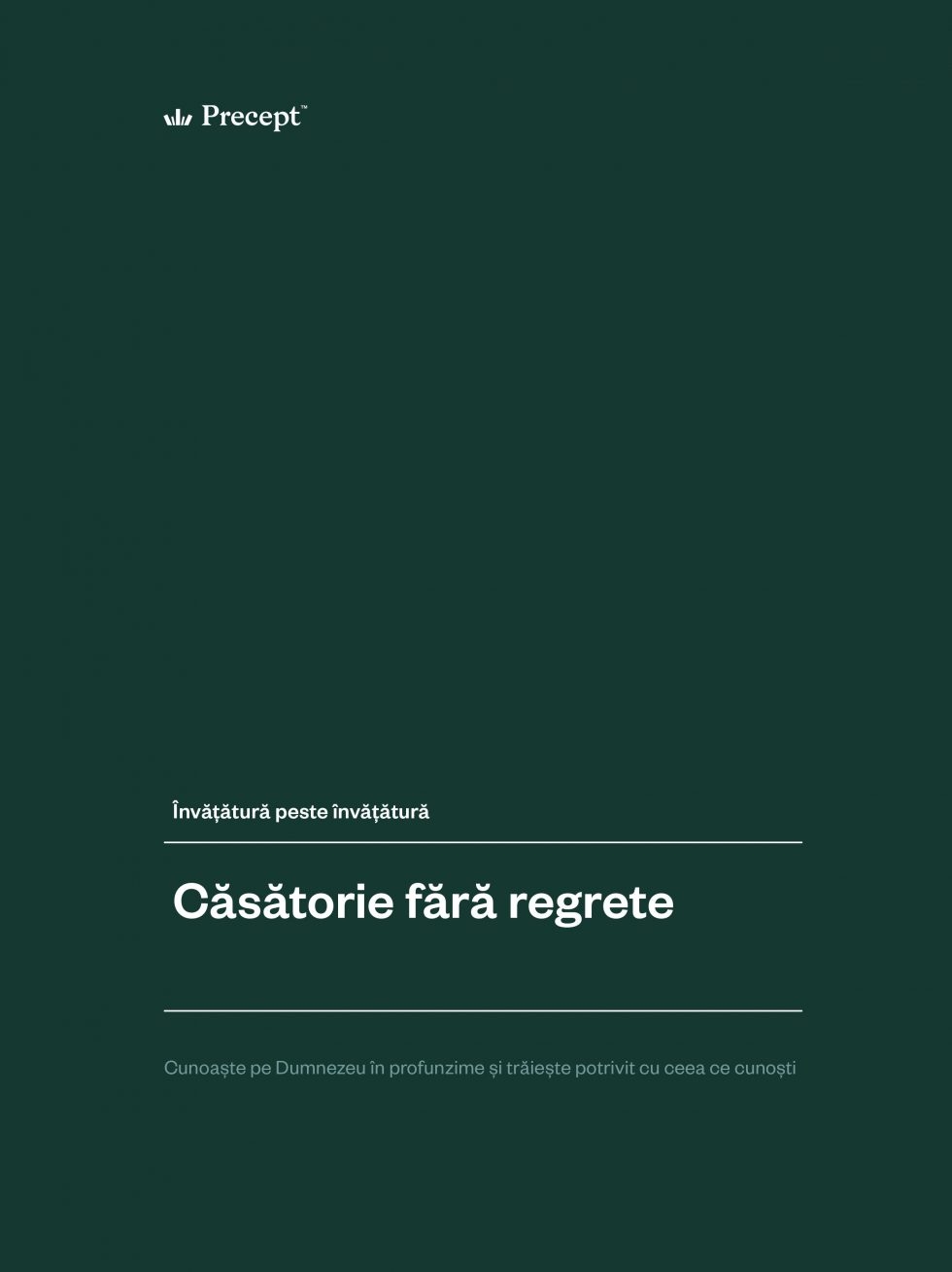 Casatorie fara regrete (studiu biblic)