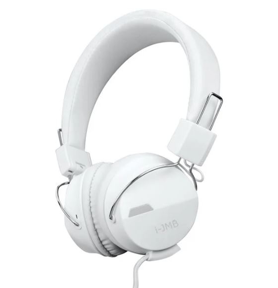 Casti audio reglabile, alb, i-JMB Casti audio reglabile, alb, i-JMB