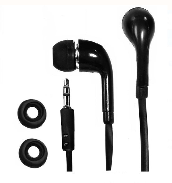 Casti tip dop, negru, 2 perechi de pernute, i-JMB Casti tip dop, negru, 2 perechi de pernute, i-JMB