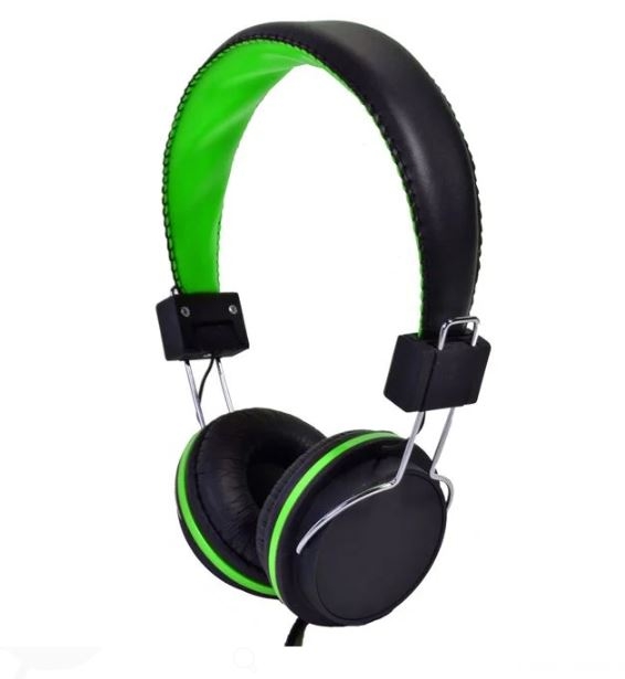Casti audio reglabile, negru-verde, i-JMB Casti audio reglabile, negru-verde, i-JMB