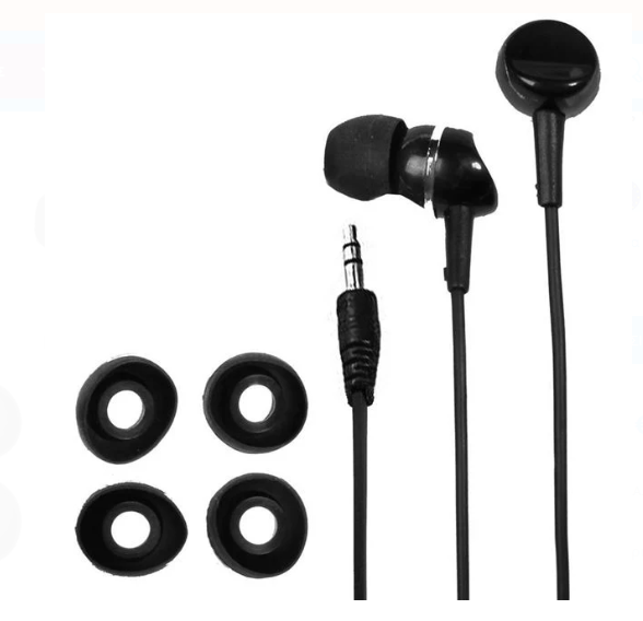 Casti tip dop, negru, 3 perechi de pernute, i-JMB Casti tip dop, negru, 3 perechi de pernute, i-JMB