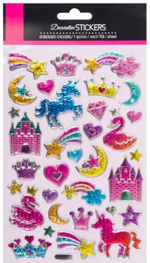 Autocolante 3D - Castel, 32 buc. (3+) Autocolante 3D - Castel, 32 buc. (3+)