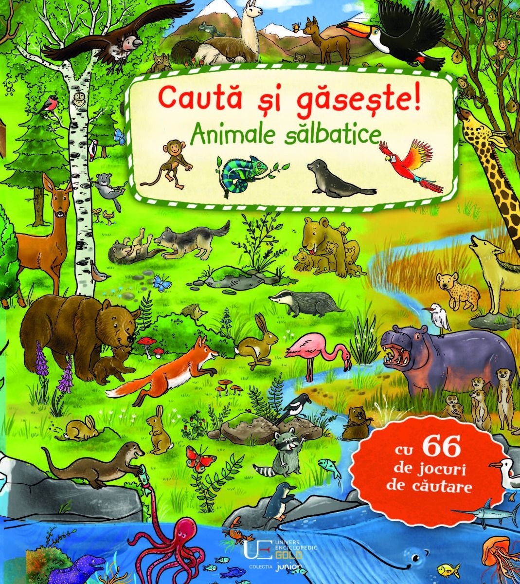 Caută și găsește! Animale sălbatice Caută și găsește! Animale sălbatice