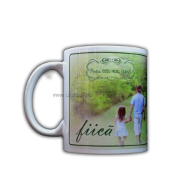 Cana cu mesaj colectia Familie - Cea mai buna fiica-tata Cana cu mesaj colectia Familie - Cea mai buna fiica-tata