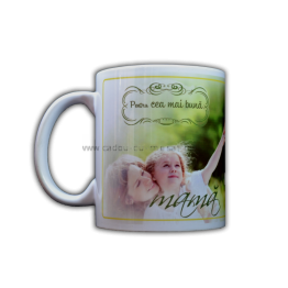 Cana cu mesaj colectia Familie - Cea mai buna mama - fiica Cana cu mesaj colectia Familie - Cea mai buna mama - fiica