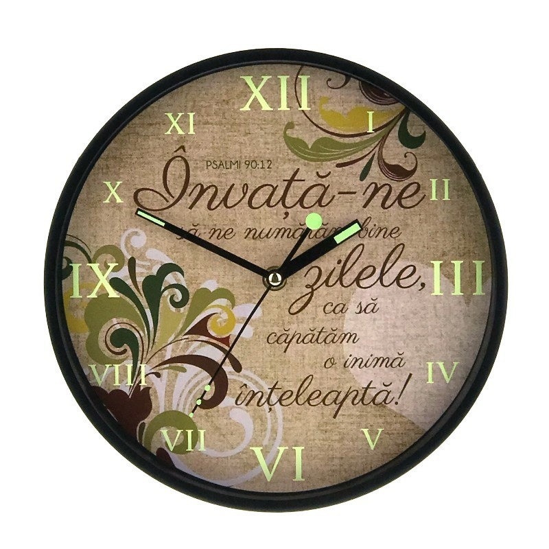 Ceas - citate biblice (negru) Ceas - citate biblice (negru)